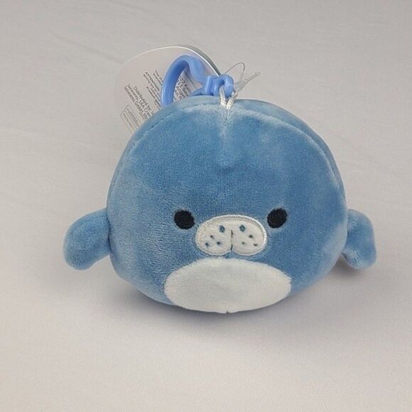 Maeve the Blue Manatee Squishmallow Clip New with tag - Picture 4 of 10